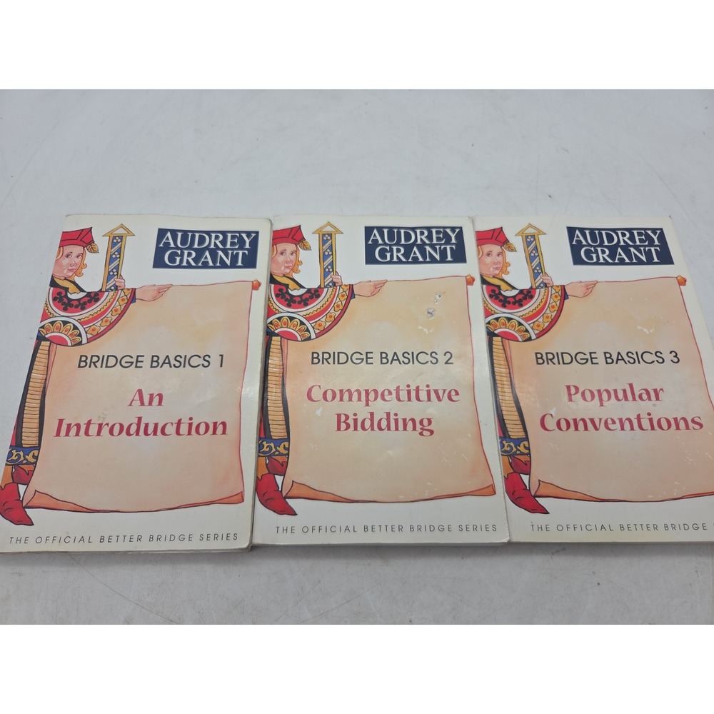 Bridge Basics 1-3 Lot by Audrey Grant - The Better Bridge Series - PAPERBACK